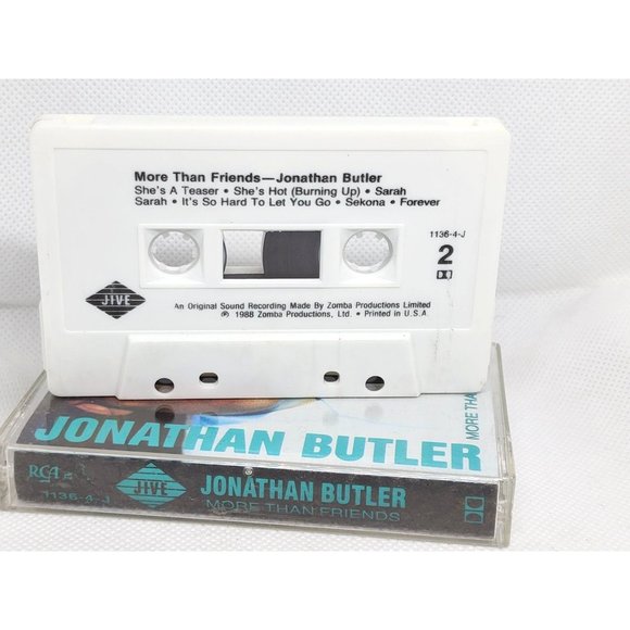 Jonathan Butler More Than Friends Cassette Tape - Picture 5 of 9